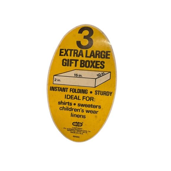 VTG Christmas Holiday Gift Boxes (3 Tops, 2 Bottoms) Bells Trees Santa READ - Picture 3 of 5